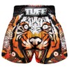 TUFF Muay Thai Shorts Boxing Trunks (TUF-MS613-ORG, M)