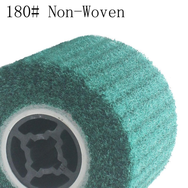 JUNLIXN 4.5" x 4" Non Woven Abrasive Drawing Drum, 3/4"