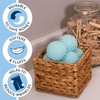 Reusable Laundry Dryer Balls, Sky Blue Plastic Anti-Static Fabric Softener,