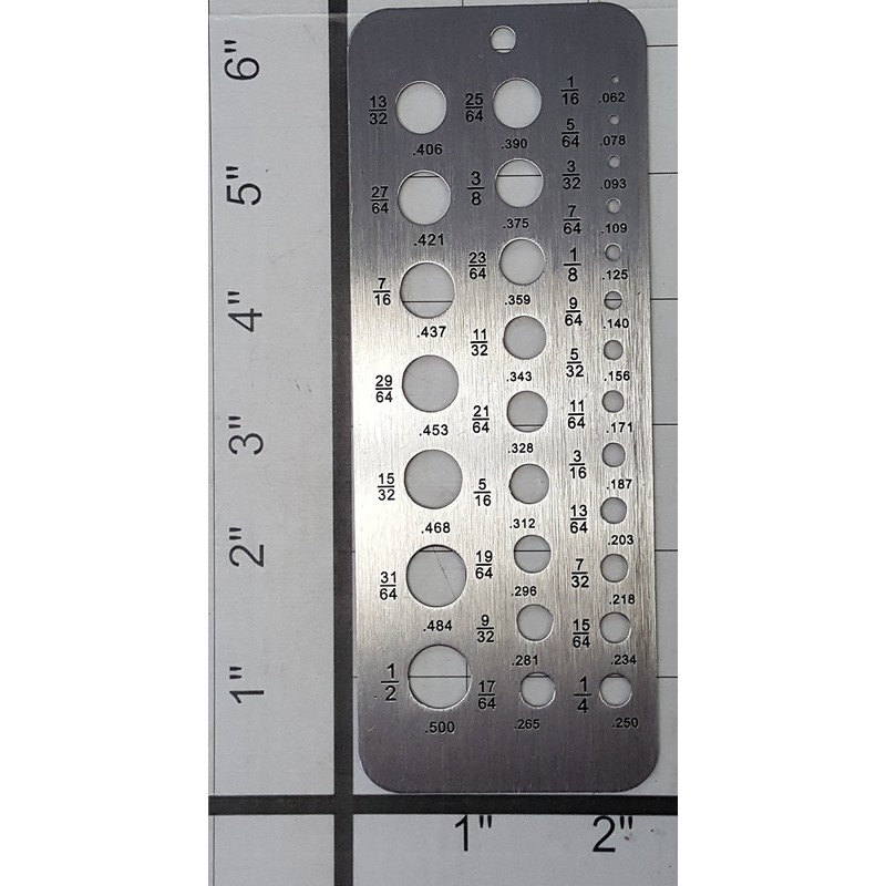 Cal Hawk Tools CZDBG-3 Drill Bit Gauge