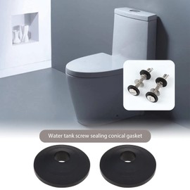 ECSiNG 10Pcs Toilet Seat Washer Replacement Toilet Seat Hinge Fitting Replacement Rubber Accessories for Loose Toilet Seats 27mm/1.1inch