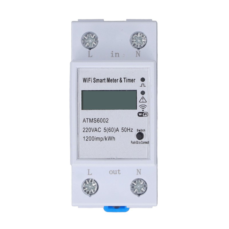 WiFi Smart Meter Power Electricity Energy Monitor Switch Single Phase