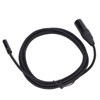 3.5mm Female to 3 Pin XLR Male Cable 24K Gold