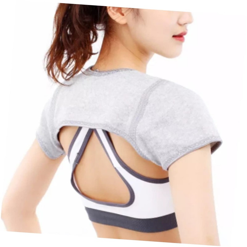 ORFOFE Bamboo Charcoal Fiber Shoulder Wrap Protector Fleece Lined Thicken