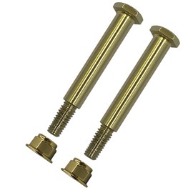 2 Pack 193406 New Replacement Deck Wheel Bolts with Lock Nuts for Cub Cadet Craftsman Husqvarna Replaces 193406 137644 532137644 184219 532193406 738-3056 938-3056 73930600