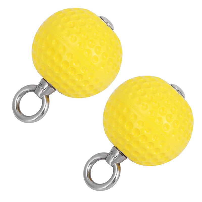 Yellow Pull Up Arm Strength Training Hanging Ball Gym Exercise