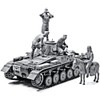 Master Box MB35059 1/35 German/Africa Tank Soldier, 3 Local Residents,