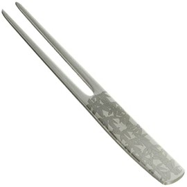 Todai Hair Claw Picks Forks, Stainless Steel, Bamboo, Set of 6, Made in Japan