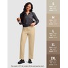 ISEEGZ Women's Golf Pants Fleece-Lined Stretch Travel Pant with Zipper