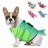 Dog Life Vest Adjustable - Shark Design Puppy Life Jacket