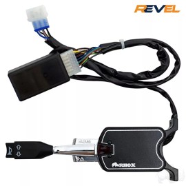 Red Hawk Golf Cart Turn Signal Switch Kit w/ Horn Button for RHOX Light Kits, 12-48 Volt