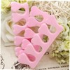 BIUDECO 120pcs Pink Foam Nail Toe Separators for Easy Manicure