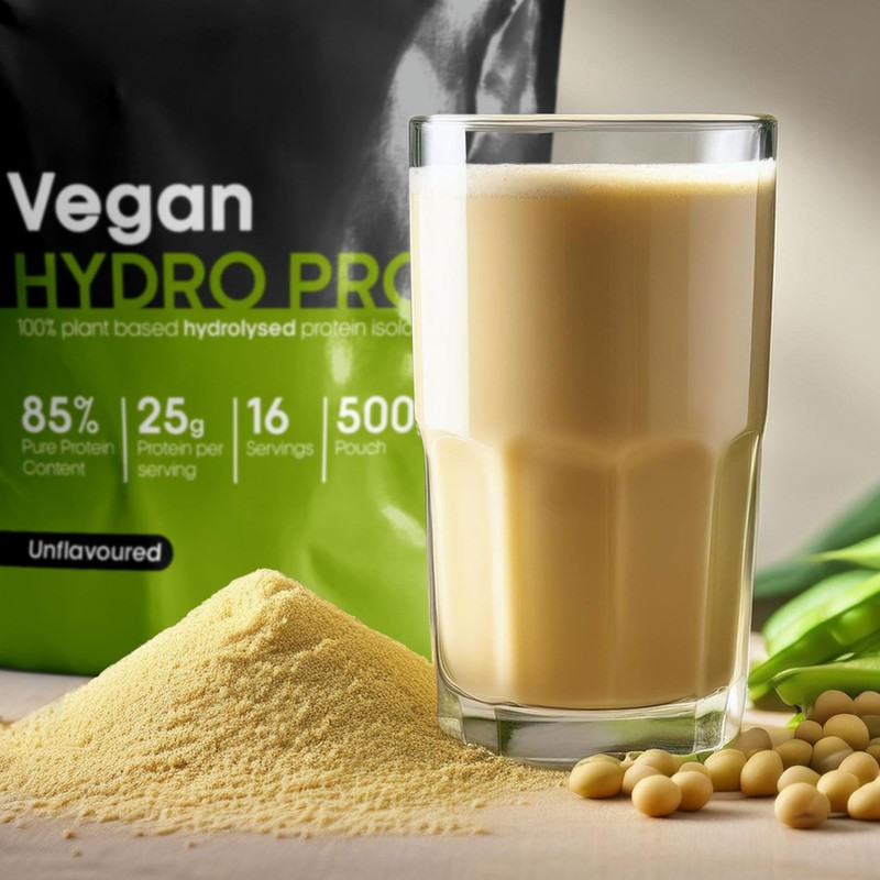 GN Vegan Hydro Pro Hydrolysed Protein Powder | 500g Unflavoured