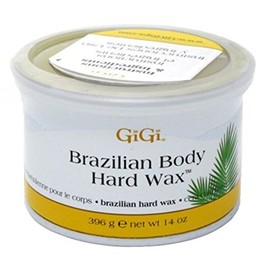 Gigi Tin Brazilian Body Hard Wax 14 Ounce (414ml) (3 Pack)