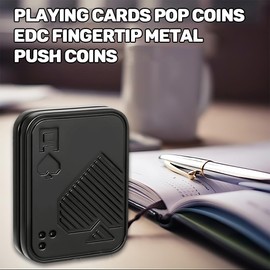 1 Piece Fidget Toys Slider, Metal Poker Fidget Slider, Magnetic Fidget Toy for Adults, Metal Fidget Slider, Fidget Toys, ADHD, Autism, Anxiety, Stress Relief, Haptic Decompression