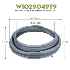 Sthovd WPW10381562 WFW9050XW00 Door Boot Seal Replacement for Whirlpool Maytag Amana Lnglis Washing Front Load Washer Door Gasket Seal W10290499 WFW9250WW01 W10300559 WFW9150WW00 WFW9150WW01 W10381562