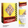 SDS Ring Binder, Heavy Duty 3 Ring Binder with 1.5