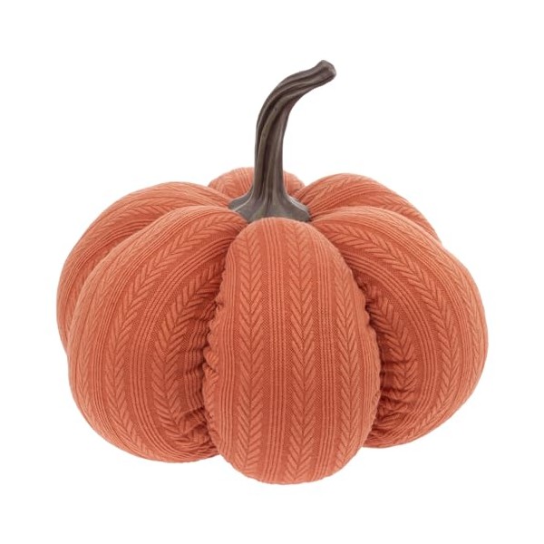 Boston International Fabric Pumpkin Tabletop Mantel Shelf Fall Autumn Thanksgiving