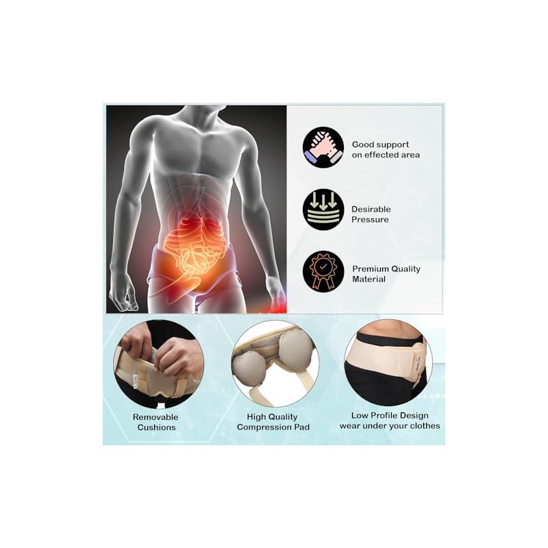 Wonder Care Wonder Care Skin Inguinal Hernia Belt For Men