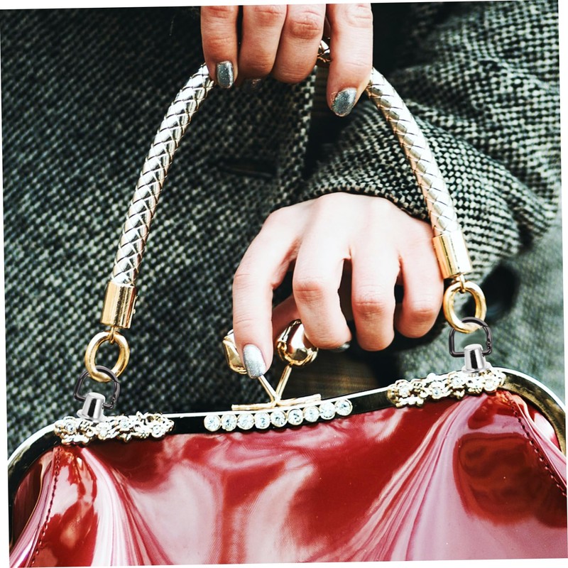 Operitacx 4Pcs Clip Carabiner Spring Snap Clip Hook for Handbag