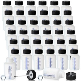 Honeydak 30 Pcs 5oz/150ml Paint Touch up Bottles Empty Touch up Bottle with Brush, Safe Lids, and Mixing Balls, Fluid Capacity Leftover Paint Container for Fix Chips, Scratches, Auto Car Repair