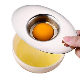 Separador de huevo de acero inoxidable Yema blanca Filtro divisor Filtro colador Herramienta de cocina Especialidad