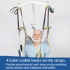 EZ Assistive Patient Lift Sling Straps for Attaching Sling and