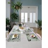 Ella Dining double-sided waterproof place mat 2P set, animal friends