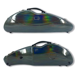 Yinfente 4/4 Violin Case Mixed Carbon fiber Knife Shape Case with Password Lock Hard