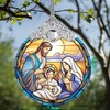 Nativity Scene Ornament, Jocidea Nativity Christmas Ornaments, Nativity Ornaments for
