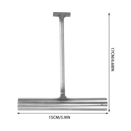 ARTIBETTER 2pcs Heavy-Duty Manhole Cover Hook Stainless Steel T-Shaped Lifter Tool for Lifting and Pulling Manhole Lids for Sliding Doors and Sewer Applications