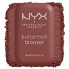 NYX Professional Makeup Buttermelt Powder Bronzer, Up To 12H Wear,