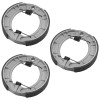 Caltric Front & Rear Brake Shoes for Yamaha Timberwolf 250