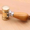 HONGDUI KM-18 Woodworking Brass Chisel Mallet With Interchangeable Heads