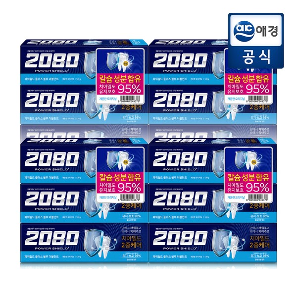 2080 [Photo Review 2,000P] 2080 Power Shield Blue Double Mint