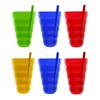 Arrow Sip-A-Tumbler Cups with Built-In straw, 22 Oz / 650 mL (Set of 12)