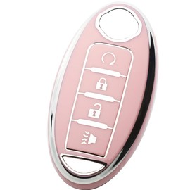 WTSHOPME Key Fob Cover Fit for Nissan Altima Rogue Sentra Pathfinder Frontier Maxima Titan Armada Versa Smart Key