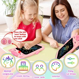 LCD Writing Tablet for Kids - Drawing Board Toy for Girls Ages 1-5, 10 Inch