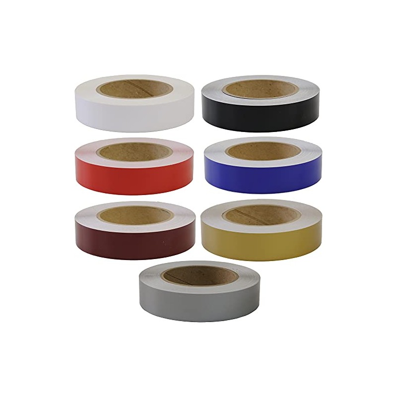 Solid Stripe for Auto Truck Boat - 3mil Vinyl -