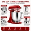 FISHFRUIT 5qt Stainless Steel Mixer Bowl for KITCHEN AID Tilt-Head
