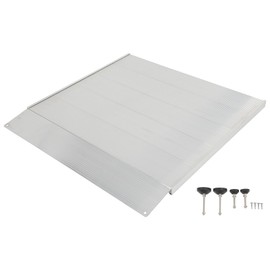 INEEDUP 700 Capacity Threshold Ramp,Portable Aluminum Folding Handicap Ramp, Non-Slip Threshold Ramp, Mobility Ramp for The Pass-by of wheelchairs, Scooters, Walkers, Canes,and Crutches