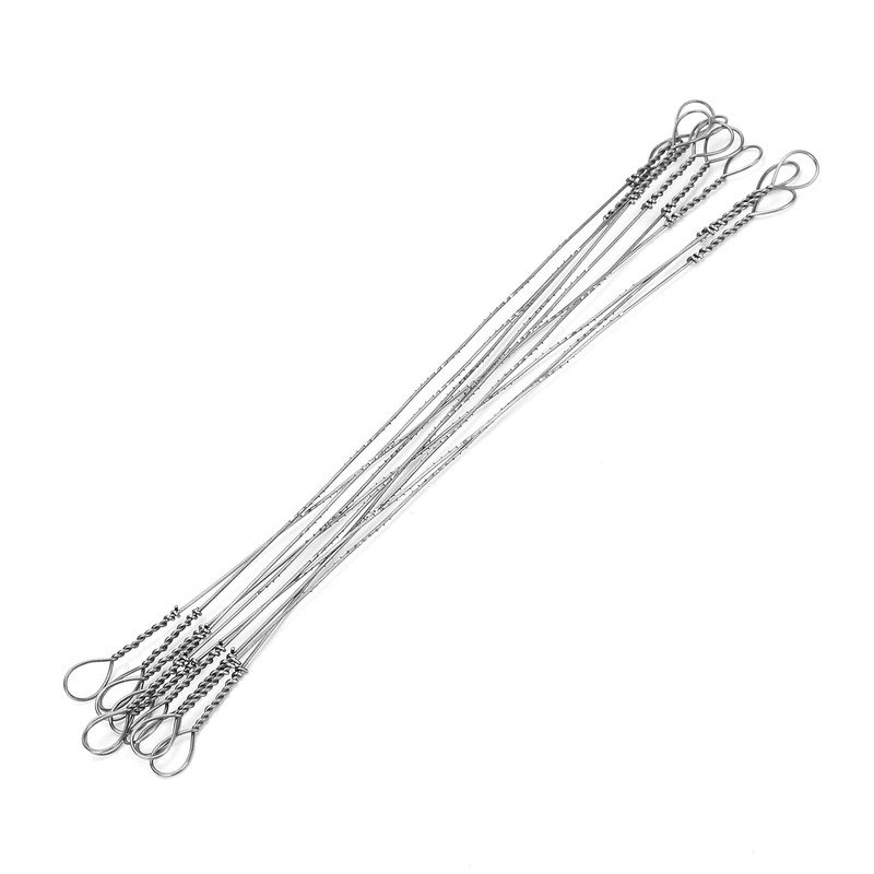 10Pcs Wire Saw Blade, High Carbon Steel Mini Sawing Strips