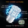 Melphan-Auto Melphan-Auto 1157 Led Brake Light Bulb Red, 12V-24V 1157
