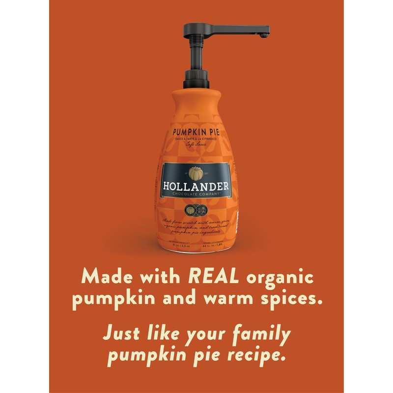 Hollander Pumpkin Pie Sauce | Made with Organic Pumpkin and