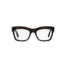 Vogue Eyewear Vo5396 - Marcos cuadrados para anteojos graduadas para mujer, Dark Havana/Demo Lens, 50 mm