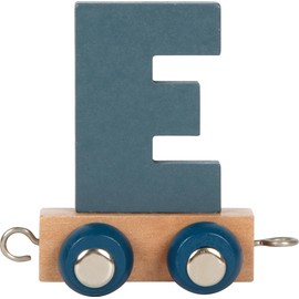 small foot 12575 Polar E Wooden Letter Train, Wooden Train Can Be Combined Individually for Decorating and Gifting