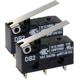 ZF Electronics 2X Cherry Db2ca1lb Micro Switch Hinge Lever Spdt 10.1a 250v No.59K9990