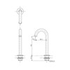 TOTO TSY670BMNS Low Tank Hand Washing Hardware for S517, S518