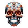 Sugar Skull Vinyl Decal Sticker- 5" x 3.75"