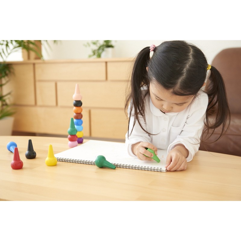 1 X Aozora Baby Color Stackable Crayon Bit - 12
